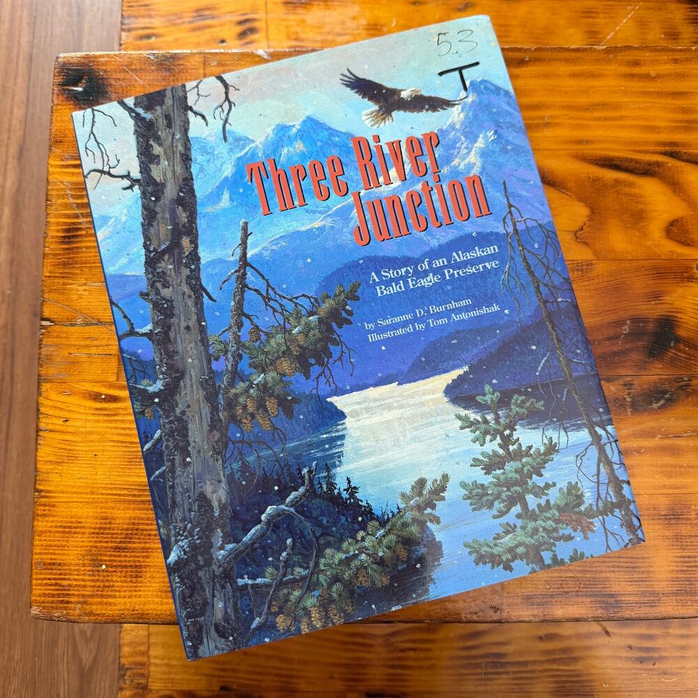 Vintage 1997 Three River Junction A Story Of An Alaskan Bald Eagle Preserve Book